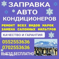 Заправка, ремонт авто кондиционеров. Выезд бесплатно